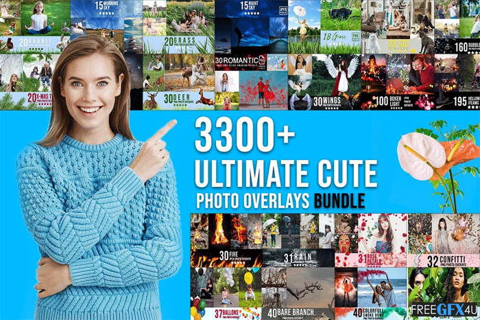 3300+ Photo Overlays Bundle