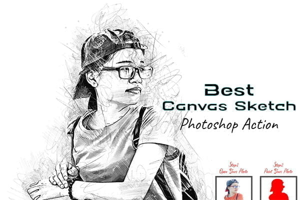 Best Canvas Sketch Photoshop Action