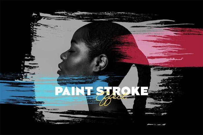 Paint Stroke Photo Effect