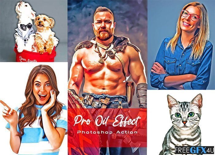 Pro Oil Effect Photoshop Action