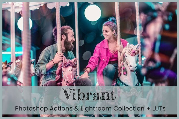 CreativeMarket - Vibrant Preset Photoshop Actions