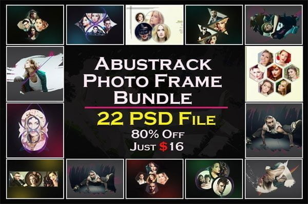 Abustrack Photo Frame PSD Bundle
