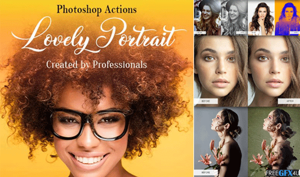 Lovely Portrait - 10 Best Actions