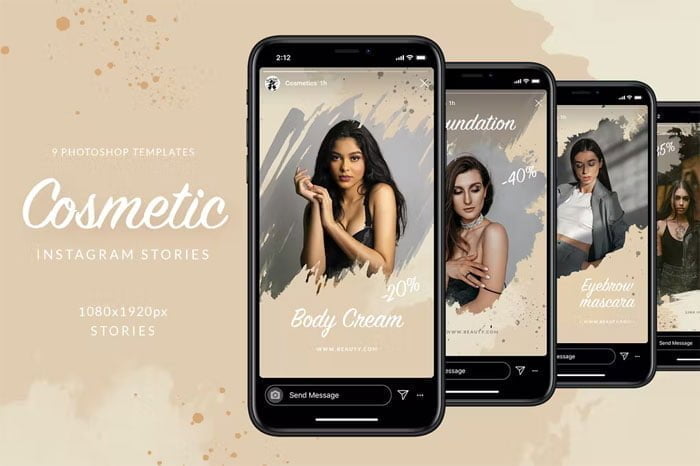 Cosmetic Instagram Stories