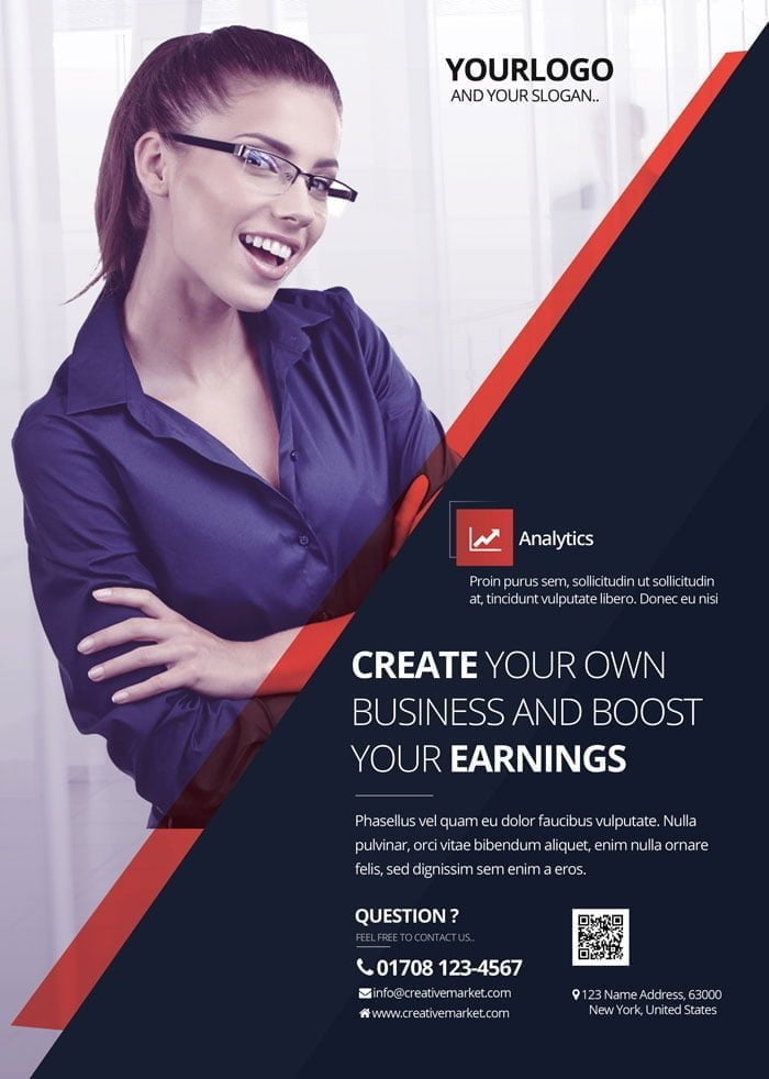 Corporate Business Flyer PSD Templates