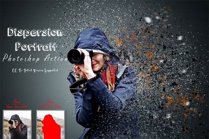 Dispersion Portrait Photoshop Action