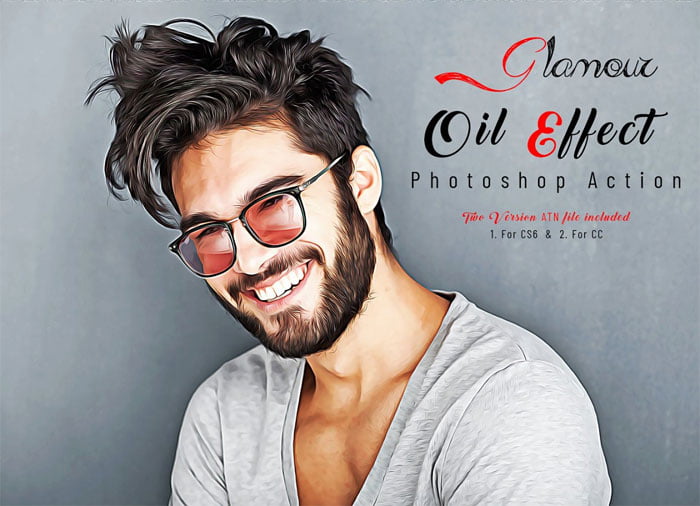 CreativeMarket - Glamour Oil Effect Photoshop Action