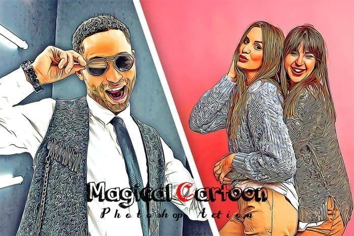Magical Cartoon Photoshop Action