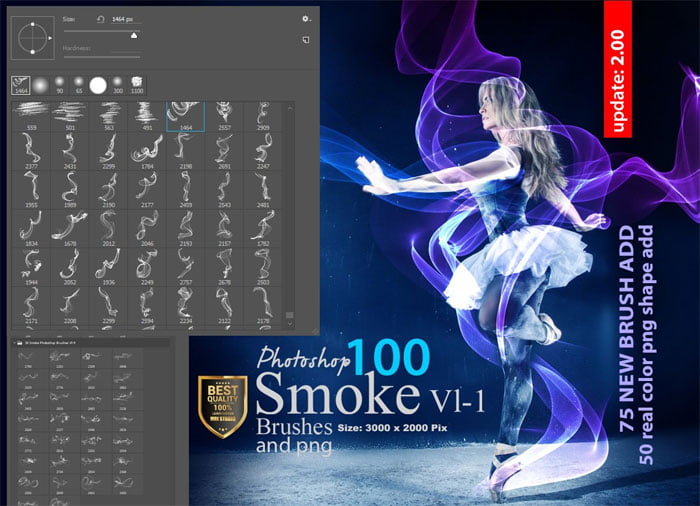 CreativeMarket - Smoke Photoshop Brushes