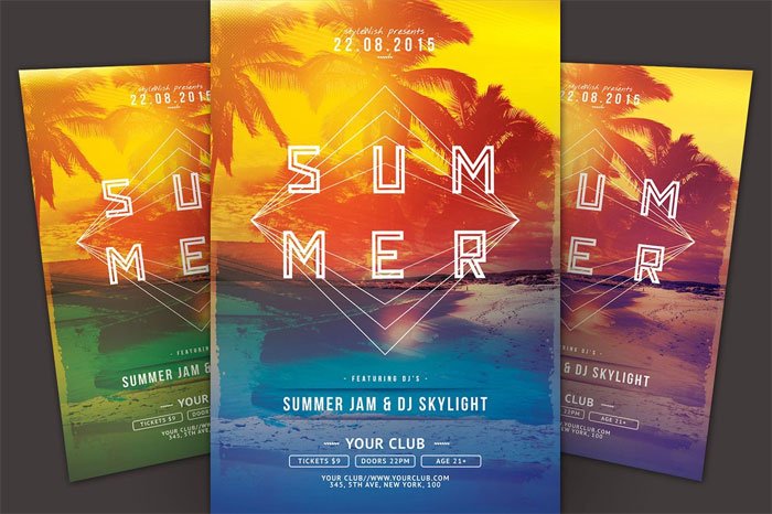 CreativeMarket - Summer Flyer