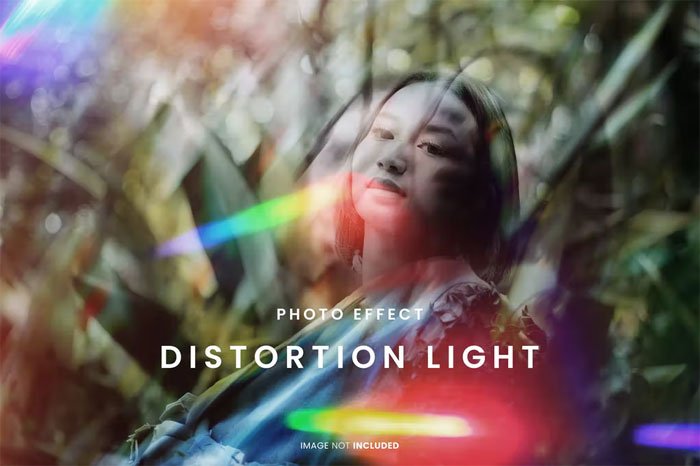 Distorion Light Photo Effect
