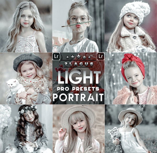 Light Portrait Presets Mobile and Desktop Lightroom
