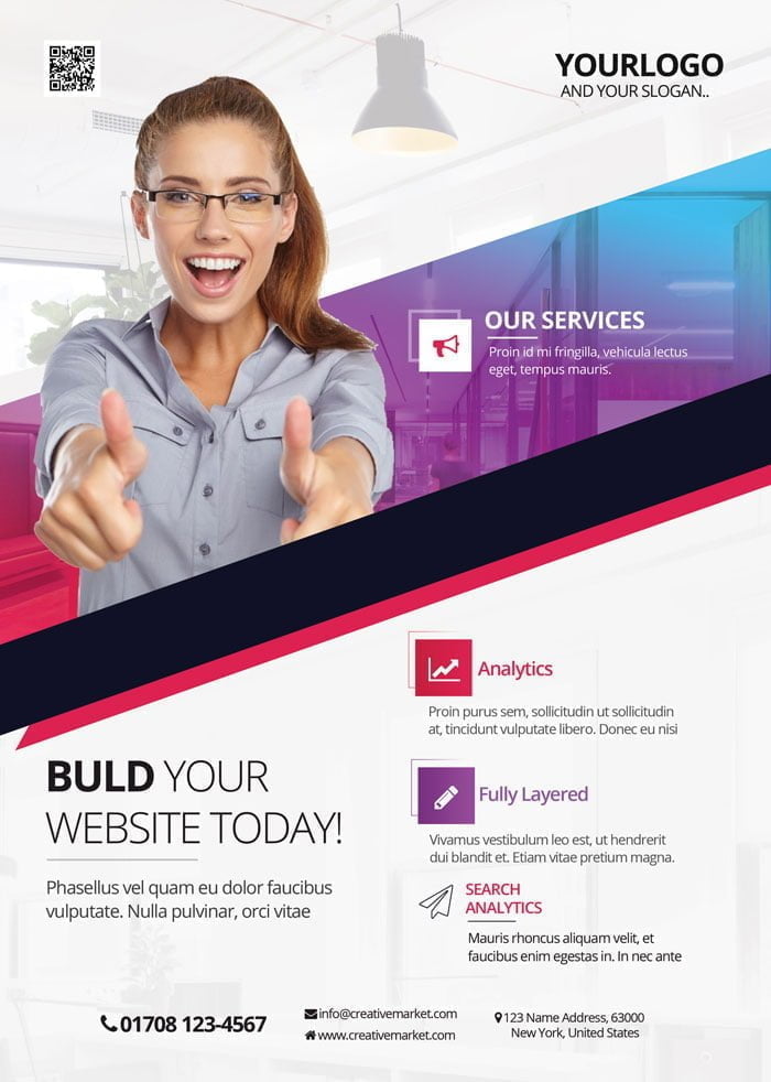 Business Flyer PSD Template Vol2