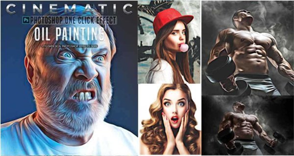 Oil Painting Photoshop Actions