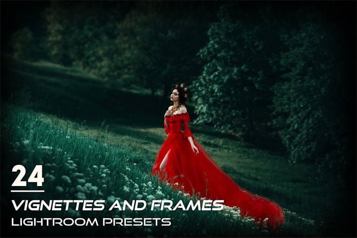 24 Vignettes and Frames Presets