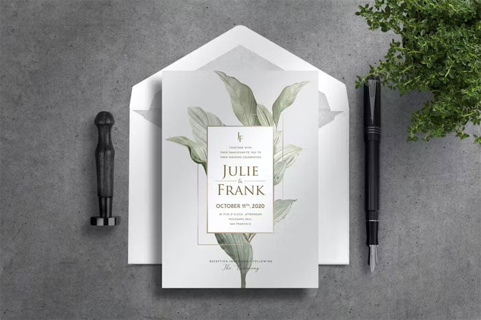 Deluxe Wedding Invitation