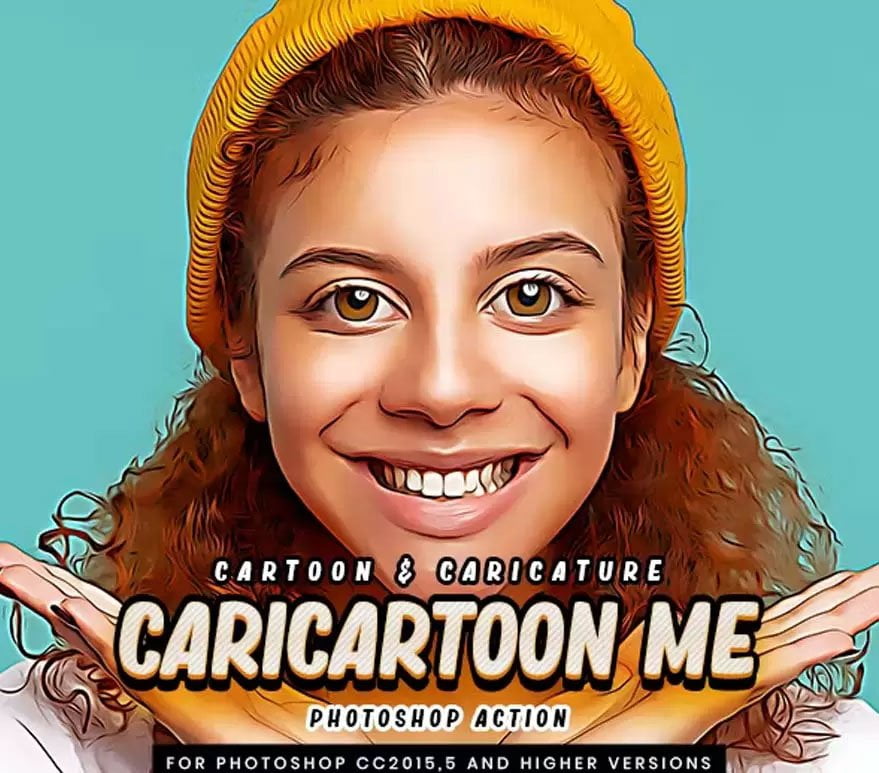 Caricartoon Me Photoshop Action