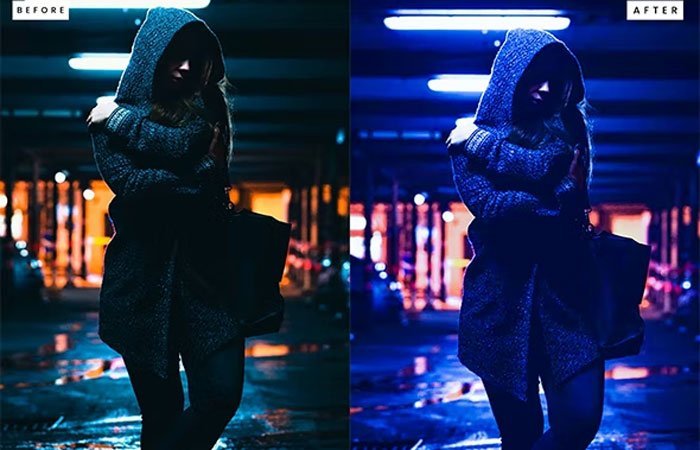 City Cyberpunk Lightroom Presets