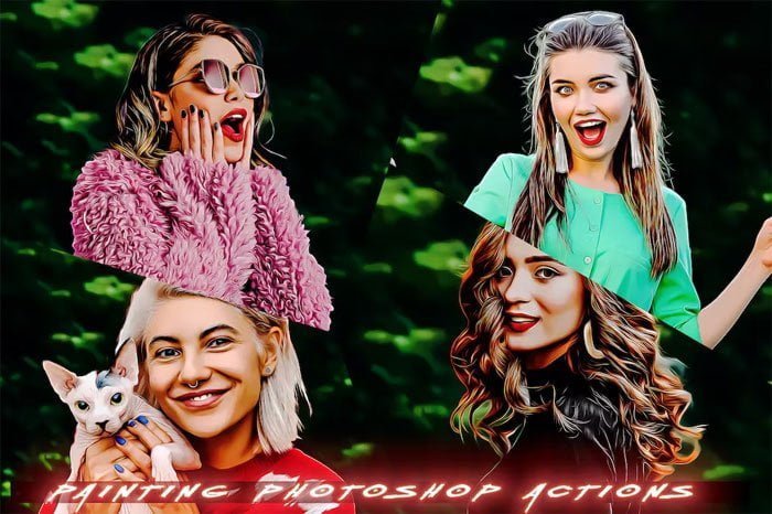 Painting Photoshop Actions