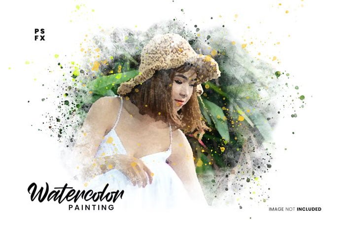 Watercolor Painting Photo Effect