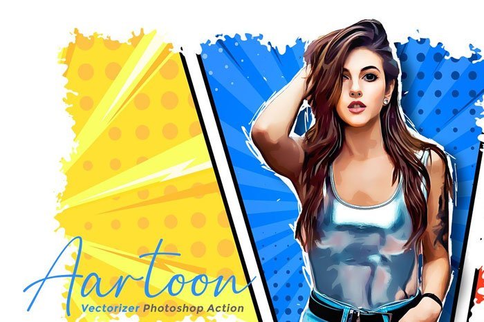 Aartoon Vectorizer PS Action