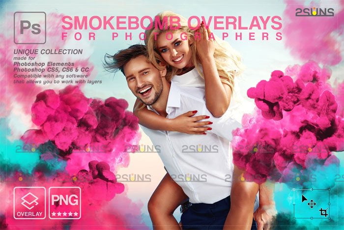 Gender Reveal Smoke Overlay