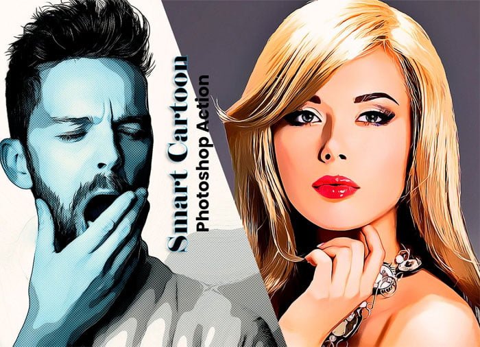 Smart Cartoon Photoshop Action
