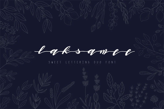 Laksamee Script Duo Font