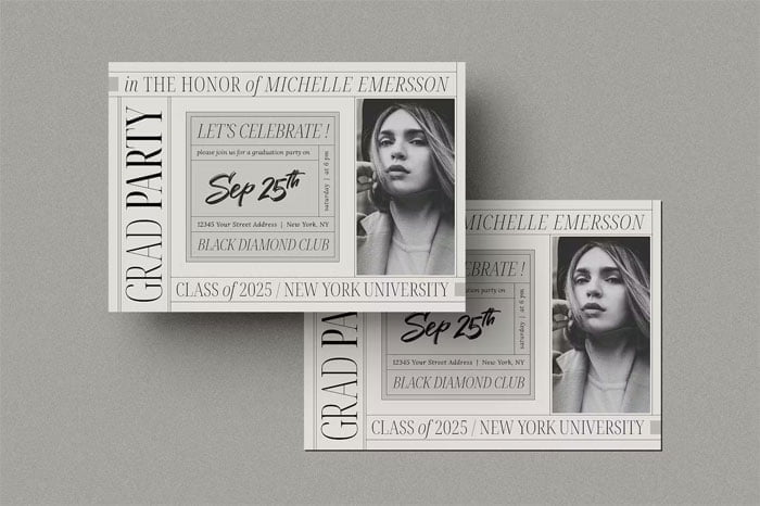 Graduation invitation
