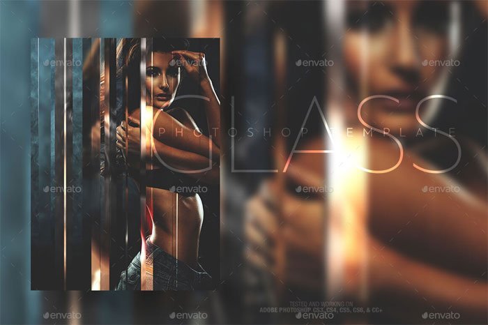 Glass Photo Template