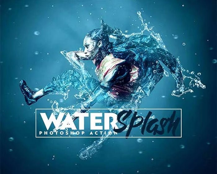Water Splash Photoshop Action