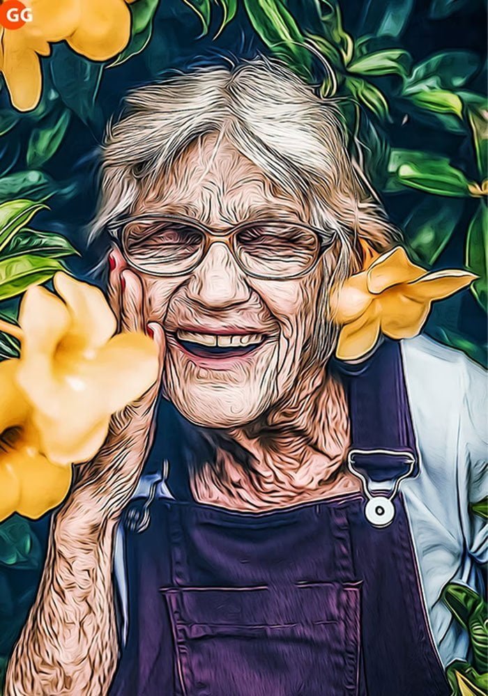 HDR Oil Painting Photoshop Action