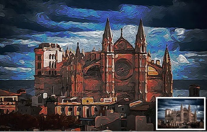 Van Gogh Oil Paint Action