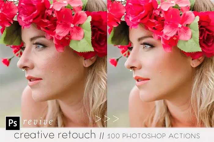 Revive Retouch Photoshop Actions