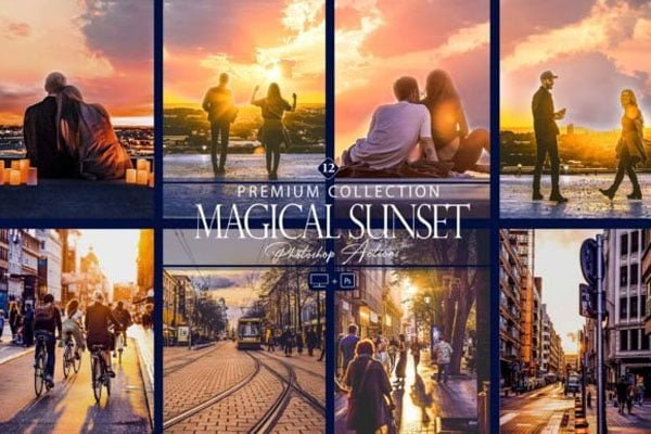12 Actions Magical Sunset