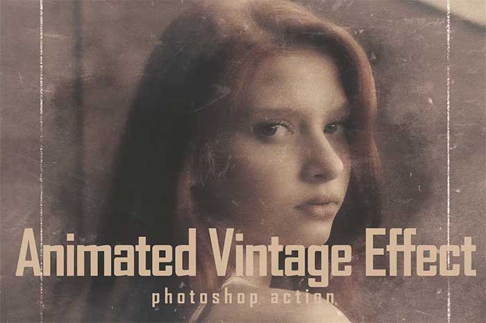 Animated Vintage Effect Action