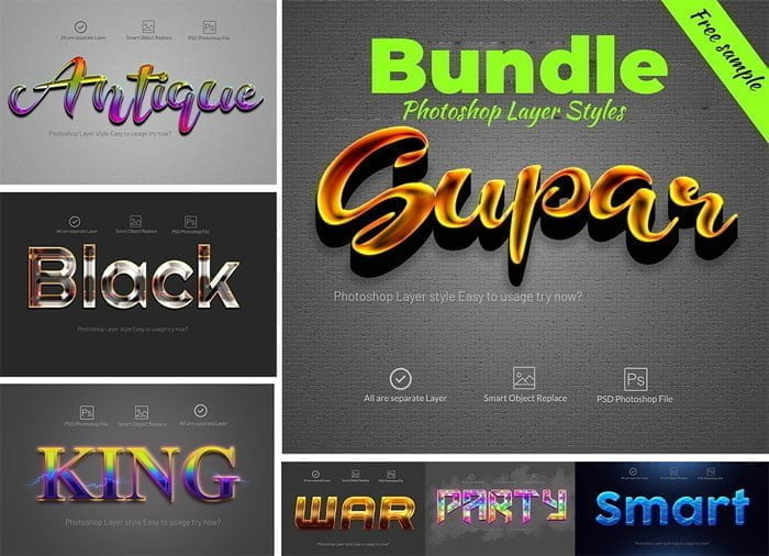 Bundle Photoshop Layer Style
