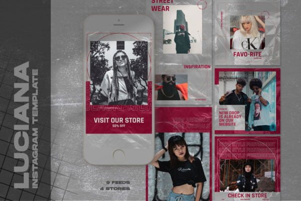 Luciana Instagram Templates