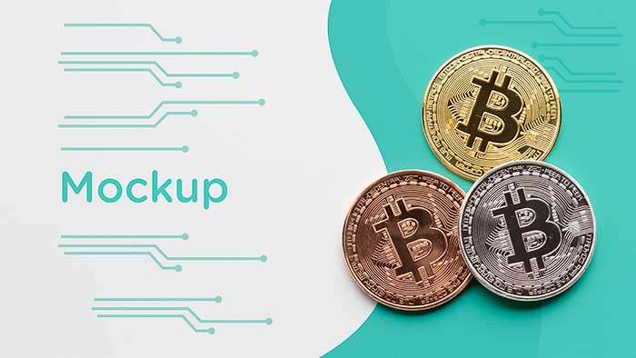 Cryprocurency Coin MockUp