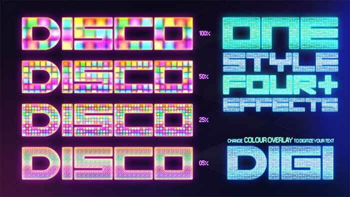 Disco Photoshop Styles Collection