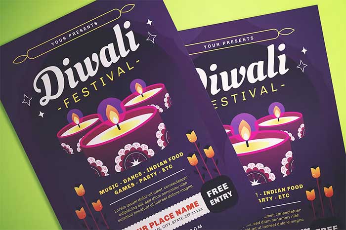 Diwali Event Flyer