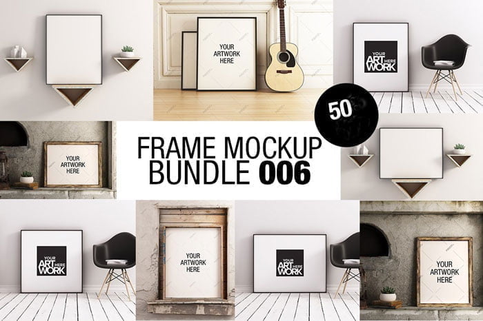 Frame Mockup Bundle 006