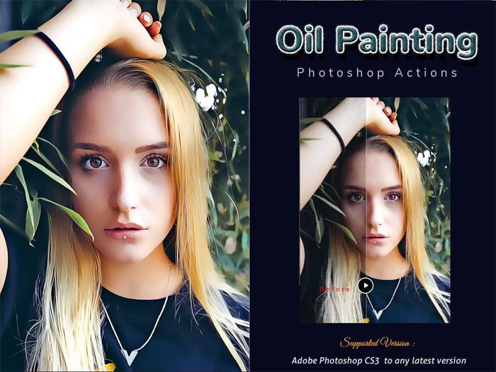 Pure Oil Painting Action