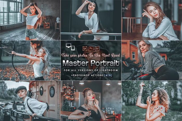 Master Portrait Actions Presets