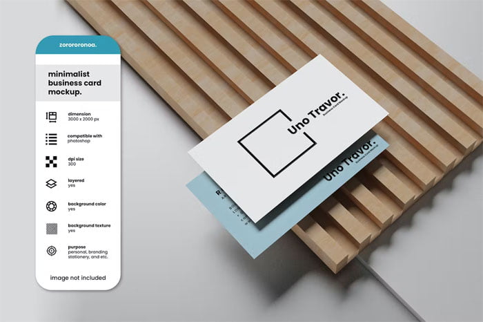 Minimalist Business Card Mockup