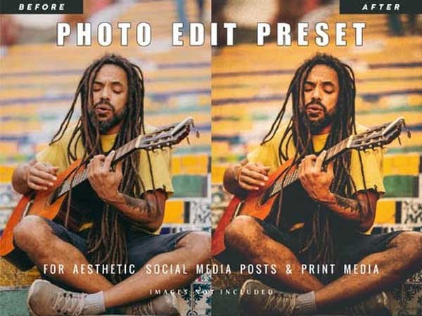 Photo Edit Preset Filter