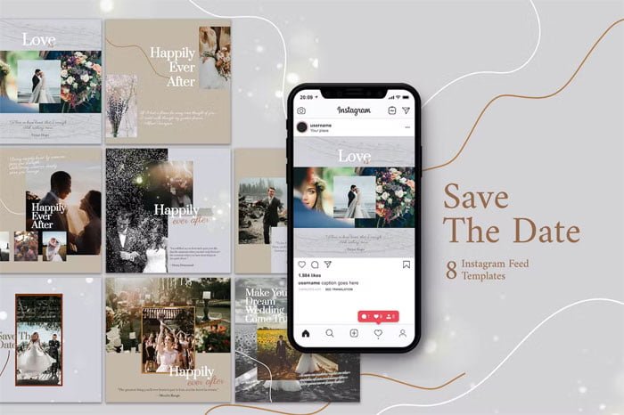 Wedding Photography Instagram Post