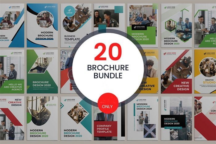 20 Bi-fold Brochure Bundle