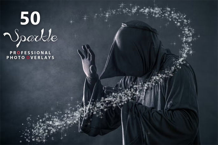 50 Sparkle Photo Overlays