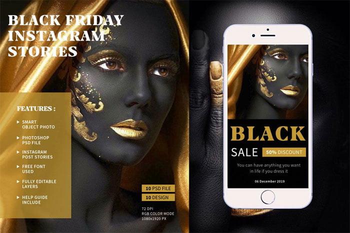 Black Friday Instagram Stories